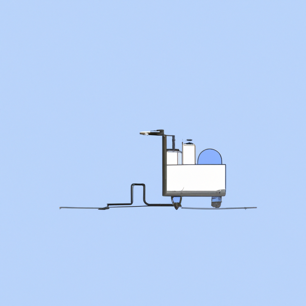 Empty cart illustration with plumbing theme
